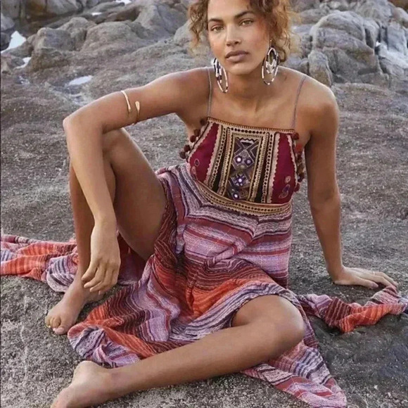 Free People Regina Midi Dress - Picture 3 of 4